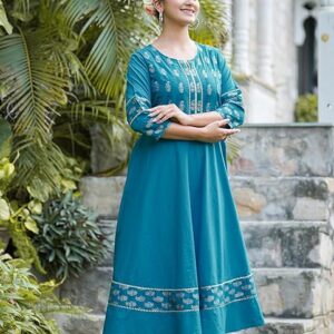 Women’s Cotton Anarkali Kurta
